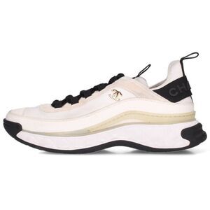 Chanel G35617 Coco Mark Low Cut Sneakers Men's 41